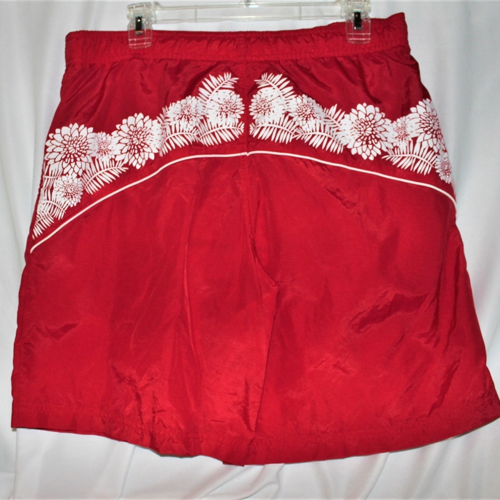 ASHWORTH Men's Red Swim Trunks-SZ. SMALL